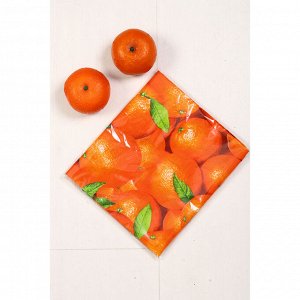 Полотенце «Апельсин» 45х60 см, рогожка