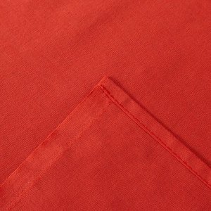 Простыня Этель 220х240 см, цвет красный, поплин, 125 г/м²