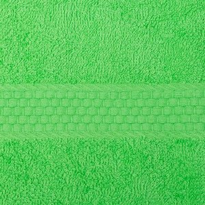Полотенце махровое гладкокрашеное «Эконом» 70х130 см, цвет салатовый