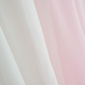 Комплект штор для кухни Лидия 250х160 см, св.розовый, пэ 100%