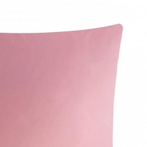 Наволочка «Этель» 70х70 см, цвет розовый, ранфорс, 125 г/м²