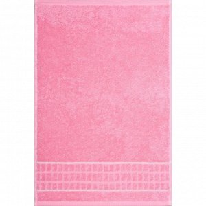Полотенце махровое «Megapolis» 40х60 см, цвет розовый, 415 гр/м2