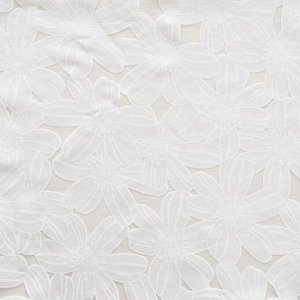 Штора Тюль деворе Цветы JYC005 300х275 см, белый, пэ 100%