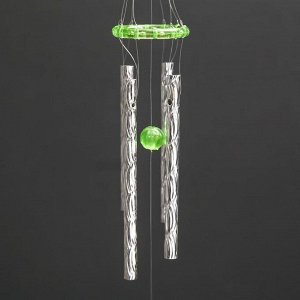 Музыка ветра пластик "Лягушка" 4 трубки 35 см