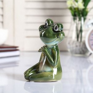 Сувенир керамика "Забавный лягушонок" МИКС 13,5х8,5х9,5 см