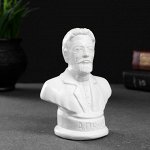 Бюст Чехова белый, 12х7,5см
