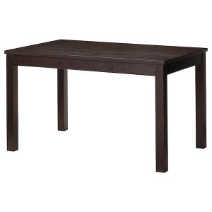 ЛАНЕБЕРГ Раздвижной стол, коричневый130/190x80 см