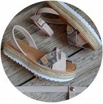 AB. ZAPATOS CRUZ/YUTE · blanco zebra