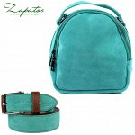 AB.Z · Pelle · mochila serraje ACUARIO  (610) + Ab.Zapatos Pelle cinturon ACUARIO (140)
