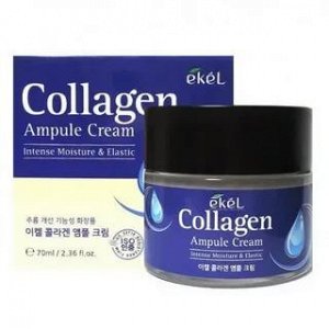 276820 "Ekel" Ampule Cream Collagen Крем для лица ампульный омолаживающий с коллагеном 70 мл. 1/100
