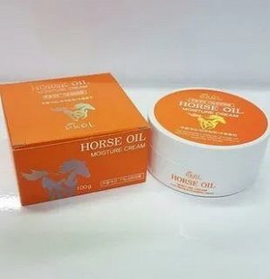 537245 "Ekel" Moisture Cream Horse Oil Крем для лица увлажняющий с лошадиным жиром 100 гр. 1/100