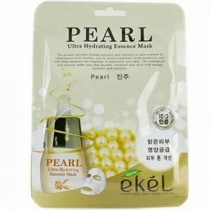 270095 "Ekel" Mask Pack Pearl Маска для лица с экстрактом жемчуга 25мл 1/600