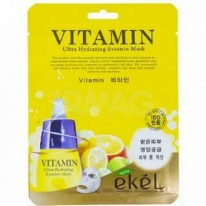 538792 "Ekel" Mask Vitamin Маска для лица с витамином С 25мл 1/600