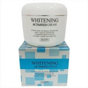 036500 "Jigott" Whitening Activated Cream Крем для лица выравнивающий тон кожи 100 мл 1/100