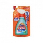828360 &quot;Nihon Detergent&quot; Очищающая спрей-пена для удаления масляных загрязнений на кухне ( в т.ч. нагоревшего жира), 350 мл. (запасной блок), 1/24