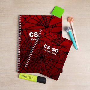 Тетрадь «CS:GO Crimson Web»