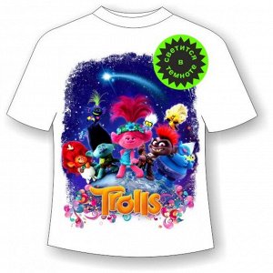 Мир Маек Детская футболка Вечеринка Троллей MM 5 (B)