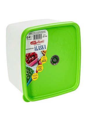 Контейнер ElfPlast Alaska, прозрачный, 1.1 л