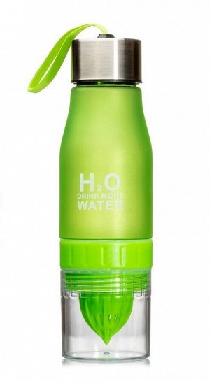 Бутылка для воды с инфузером Verona H2O, 650 мл, зеленая