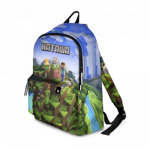 Рюкзак 3D «Наташа - Minecraft»