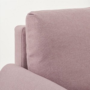 ГРУННАРП 3-местный диван-кровать, Гуннаред светлый коричнево-розовый