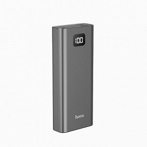 Внешний аккумулятор Hoco J46 Star ocean mobile power bank 10000mAh (USB*2) (metal grey) (поврежденная упаковка)