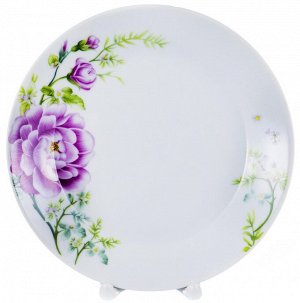 ФЕНИКС G1706 , тарелка мелкая 200мм, декор - цветочный, упаковка - гофрокороб