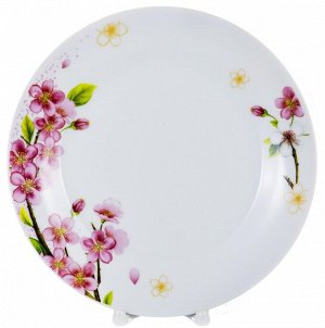 ФЕНИКС G1709, тарелка мелкая 230мм, декор - цветочный, упаковка - гофрокороб