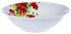 ФЕНИКС G1701, салатник  200мм 1100мл, декор - цветочный, упаковка - гофрокороб