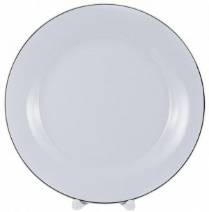 ФЕНИКС G17SG, тарелка мелкая 230мм, белая, отводка золотом, упаковка - гофрокороб