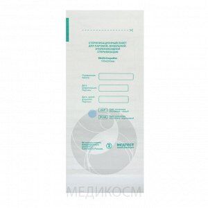 Пакеты для стерилизации ПБСП-СтериМаг 100х200 мм., белые, 100 шт. в упаковке, Россия