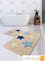 11051 Коврик для ванной DO&amp;CO (60Х100 см/50x60 см) ALL капучино