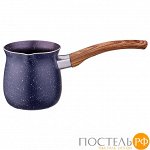906-214 ТУРКА AGNESS С АНТИПРИГАР.МРАМОР. ПОКРЫТИЕМ И РУЧКОЙ SOFT TOUCH 450 МЛ БЕЗ УПАКОВКИ (КОР=36ШТ.)
