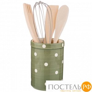 230-193 ПОДСТАВКА ДЛЯ КУХОННЫХ ПРИНАДЛЕЖНОСТЕЙ GREEN UTENSILS ДИАМЕТР=9 СМ. ВЫСОТА=14 СМ. (КОР=24 ШТ.)