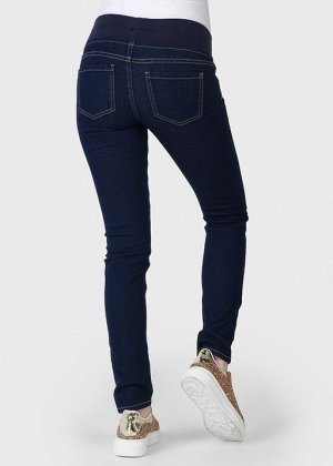 Узкие джинсы для беременных с низкой вставкой на живот "Морган"; деним