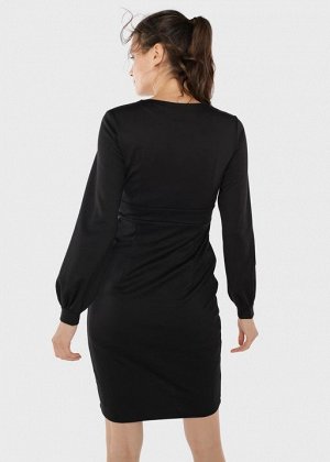 Платье "Кэрол" для беременных и кормящих; черный