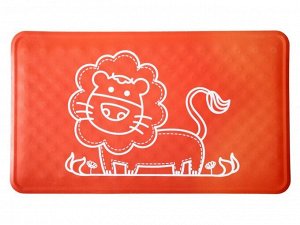 Антискользящий резиновый коврик для ванны ROXY-KIDS (красный лев)