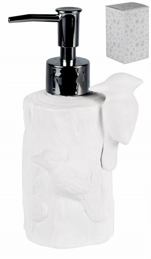 7 дозатор для жидкого мыла, керамика, пластик. трубка с гальваническим покрытием, упаковка - гофрокороб