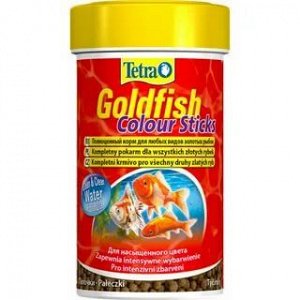 TetraGoldfish Colour Sticks корм в палочках для улучшения окраса золотых рыбок 100 мл