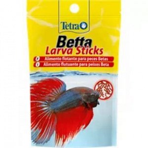 TetraBetta LarvaSticks корм в форме мотыля для петушков и других лабиринтовых рыб 5 г (sachet)