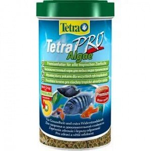 TetraPro Algae Crisps раст.корм для всех видов рыб в чипсах 500 мл