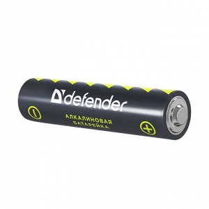 Батарейки DEFENDER LR03-4B AAA алкалин. 1,50 V 4 шт блистер 56002