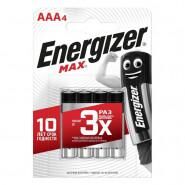 Батарейки ENERGIZER Max ААА/E92 бл/4шт