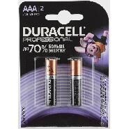 Батарейки DURACELL Professional ААA/LR03 бл/2шт