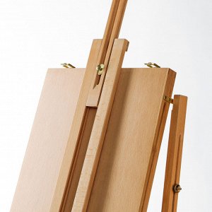 Этюдник, 50x34x11 см, высота холста 87 см, ножки 90 см, регулируемый ремень, бук