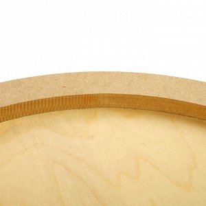 Планшет деревянный, круглый, диаметр 50 см, толщина 2 см, фанера