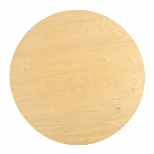 Планшет деревянный, круглый, диаметр 55 см, толщина 2 см, фанера