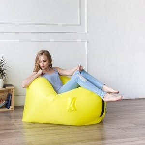 Надувное кресло-лежак Ламзак с карманами LAMZAC Россия желтый