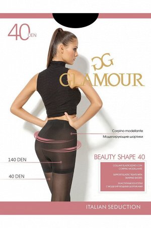 GLAMOUR, Колготки женские с моделирующими шортами 40 GLAMOUR