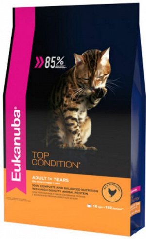 Eukanuba Top Condition Cat сухой корм для кошек с Домашней птицей 2кг